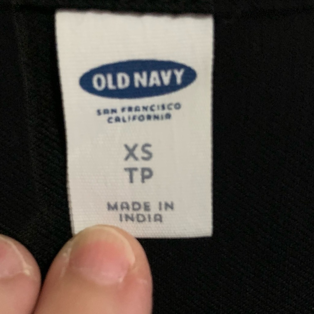 Old Navy Black Long Sleeve Henley Button down Dress. Size XS - Picture 3 of 9